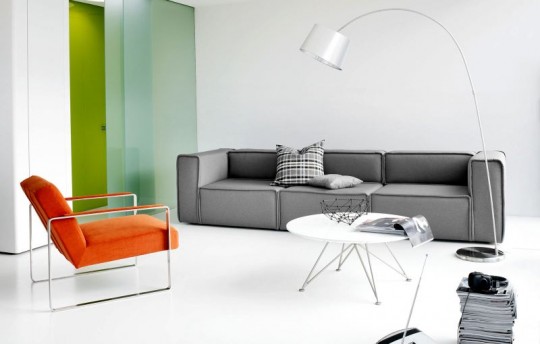 Canapé Carmo gris anthracite BoConcept