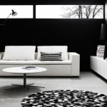 Canapé en cuir blanc 2 places Morini BoConcept