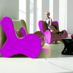 Fauteuil Vondom Doux violet par Karim Rashid