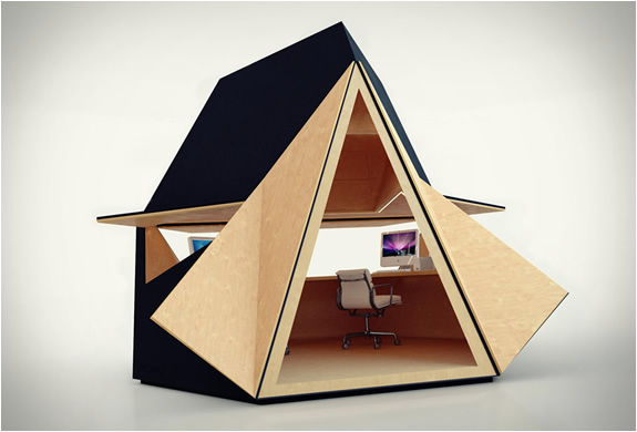 Avec Tetra shed, installez votre bureau dans le jardin !