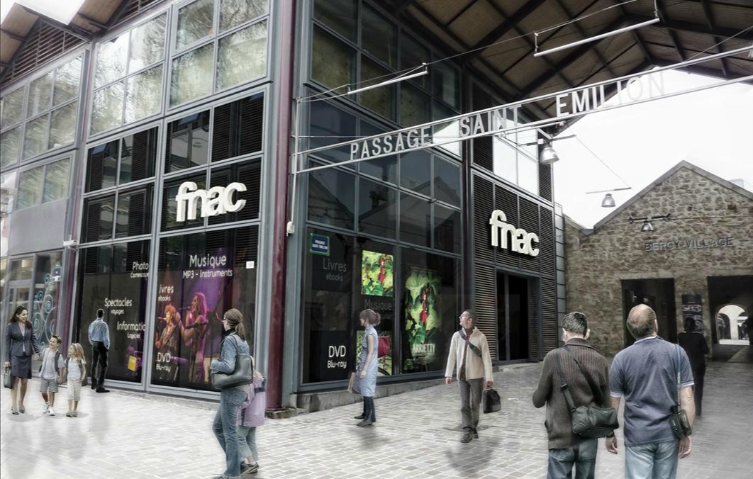 Les premières images de la future FNAC Bercy Village !