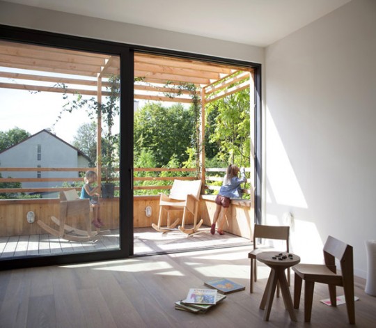 Maison en bois éco-durable à Antony (Paris)