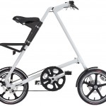 Strida LT blanc, le vélo pliant avec des roues Ã  bâtons