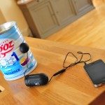 L'iphone connecté Ã  une boite de conserve avec le Rock'R