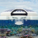 Solar Resort, yatch futuriste en forme d'ile avec espace sous-marin