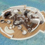 Solar Floating Resort, yatch ile flottante solaire par Michele Puzzolante