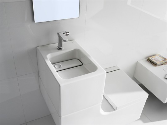 Roca W+W | Lavabo et WC 2 en 1 écologique