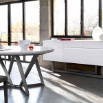 Inspiration déco : Buffet blanc et table à manger Gautier Adulis