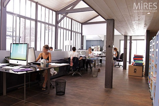 Agence d’archi dans un loft à Paris