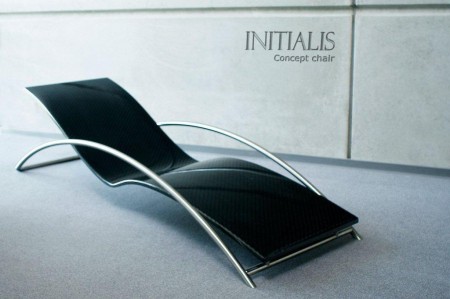 Chaise longue en carbone Initialis