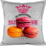 Coussin macarons de Paris Bonjour mon coussin