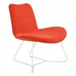 Fauteuil rétro orange Gaston Graine d'intérieur moins cher