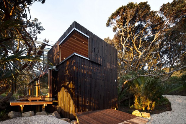 Maison en bois dans la nature par Herbst Architects