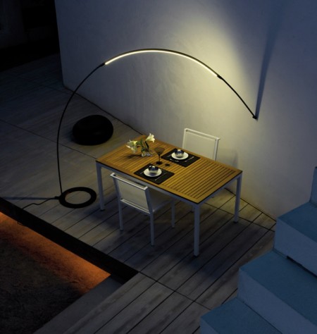 Lampadaire arc Halley, Vibia design