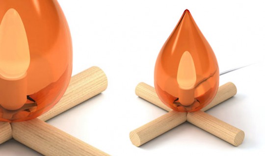 Fire kit | La lampe feu de camp des 5.5 designers