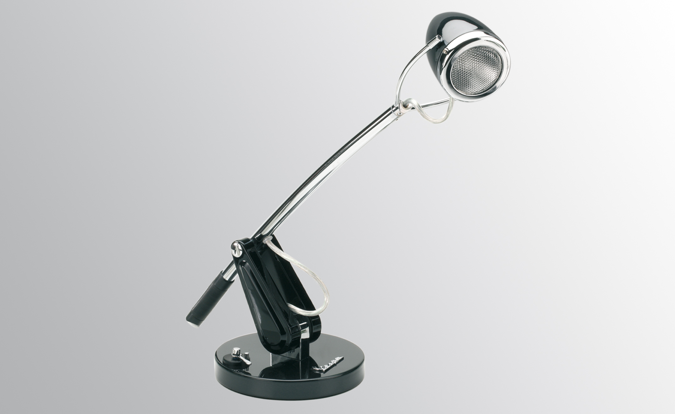 Lampe de bureau rétro avec un phare de Vespa