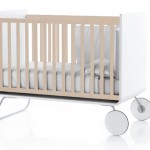 Lit évolutif pour bébé en bois naturel Be Cot