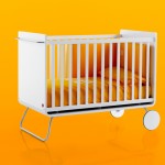 Lit évolutif pour bébé design blanc Be Cot