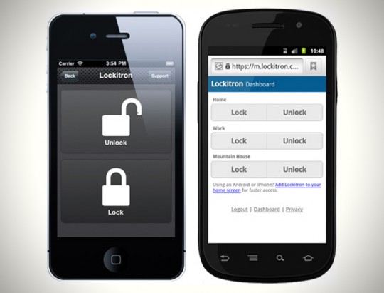 Lockitron, application clé de porte pour iPhone