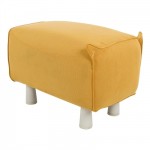 Pouf rétro jaune Potiok Graine d'intérieur pas cher