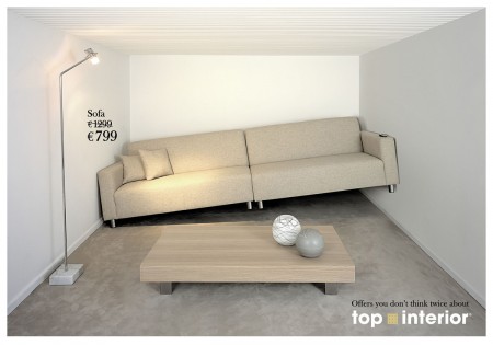 Campagne de pub Top interior