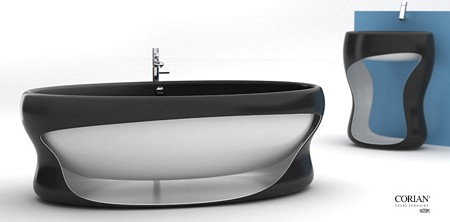 Baignoire et lavabo design, Manworks