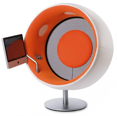 Sonic chair, la ball chair musicale