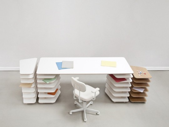 Bureau design Strates System de Mathieu Lehanneur