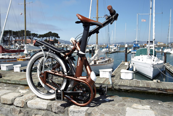Vélo Pliable Adulte BTWIN (Décathlon) Noir, 7 Vitesses, Mixte, Avec Sacoche, Bon état