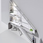 Plan 3D de la maison la plus fine du monde Keret House