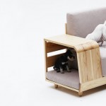 The dog house sofa, le canapé avec niche pour chien intégrée