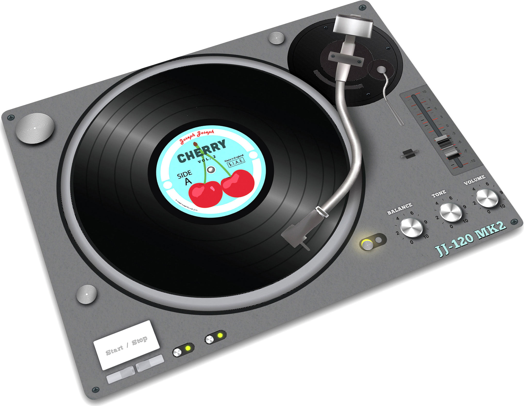 Ca vous dirait de mixer (pardon de cuisiner) sur cette platine vinyle ?