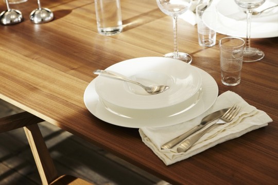 Assiettes blanches Ikea collection Stockholm
