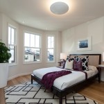 Chambre arrondie dans une maison des années 30 à San Francisco