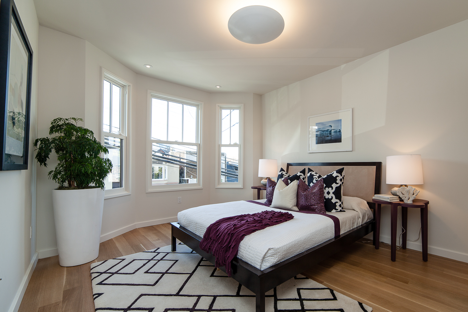 Chambre arrondie dans une maison des années 30 Ã  San Francisco