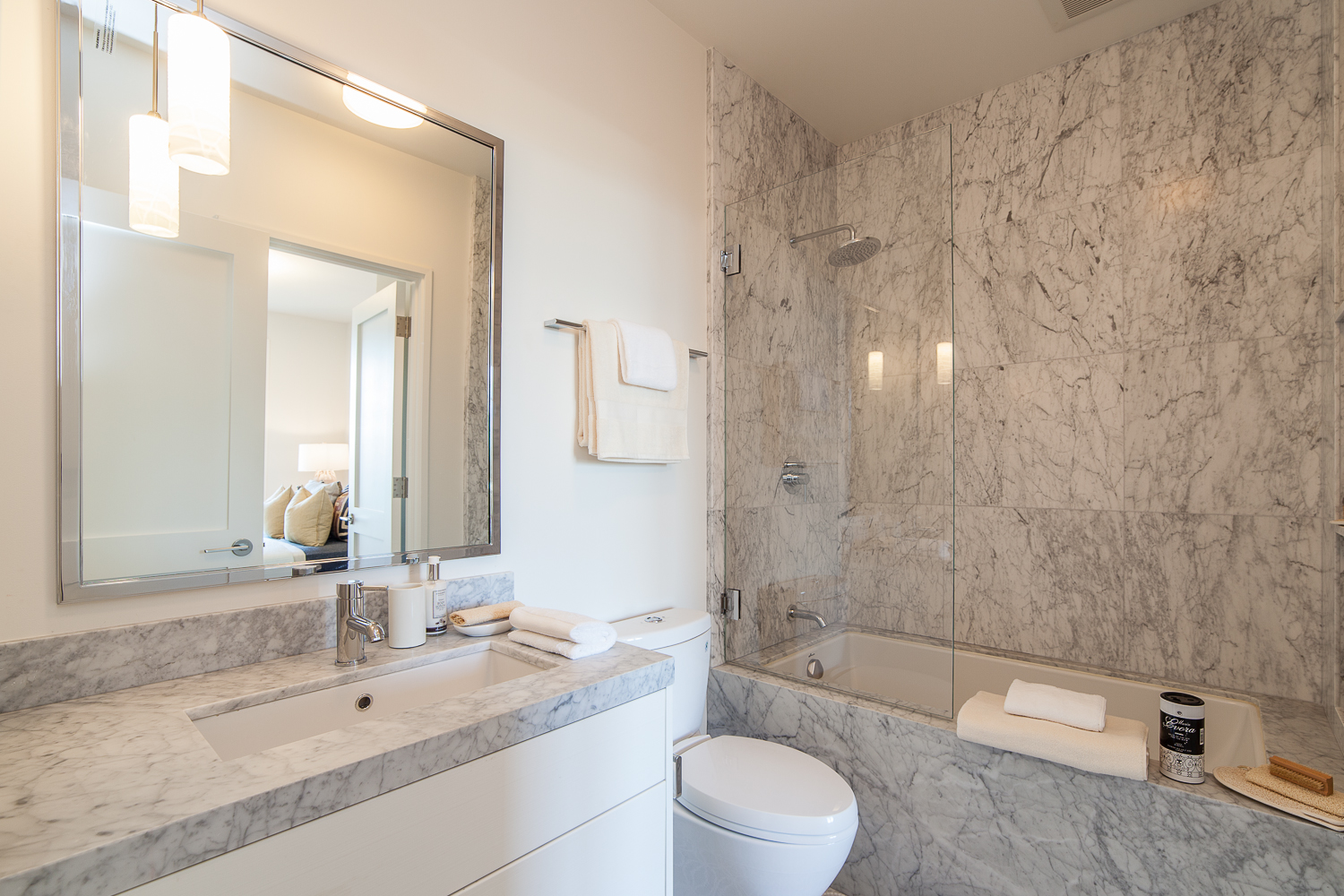 Salle de bain dans une maison Edwardienne Ã  San Francisco