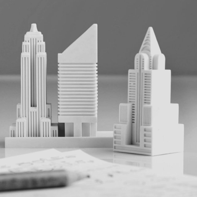 New-York sur votre bureau avec les Gommes en forme de gratte-ciels New-Yorkais