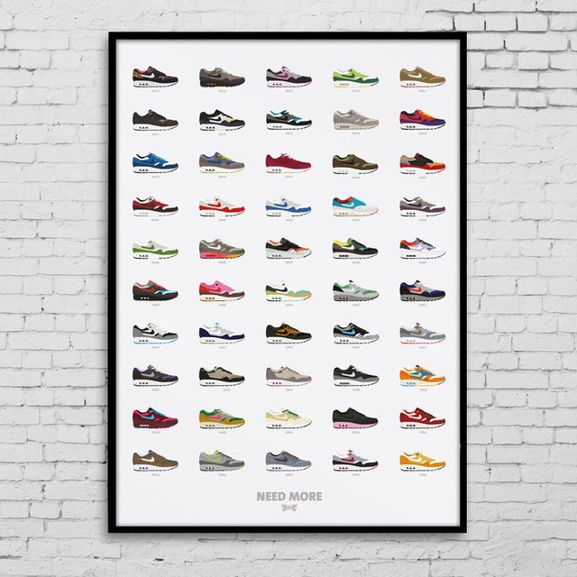 Need More Air Max : Un tableau pour les fans de sneakers