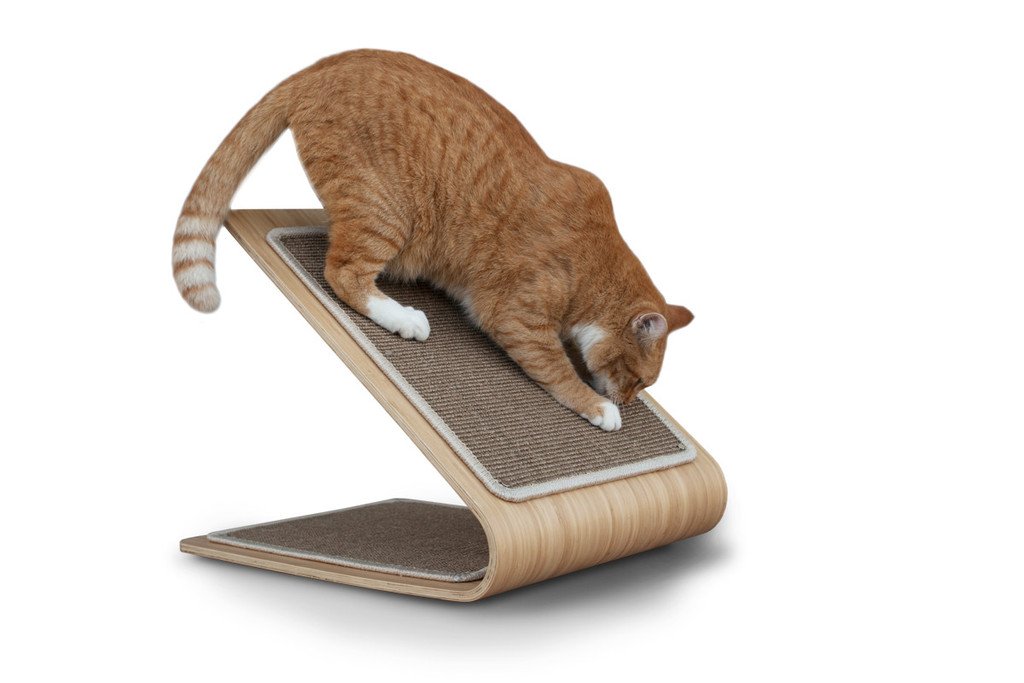 Griffoir pour chat : Planche à griffer en bambou Astoria