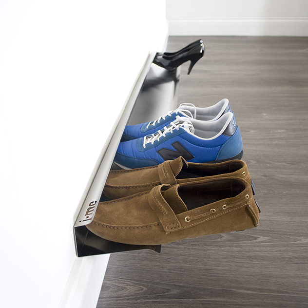 Wall Shoe Rack : Rail range chaussures mural