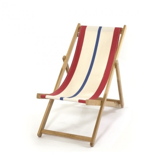 Indispensable  : La chaise longue en tissu rayé Loma