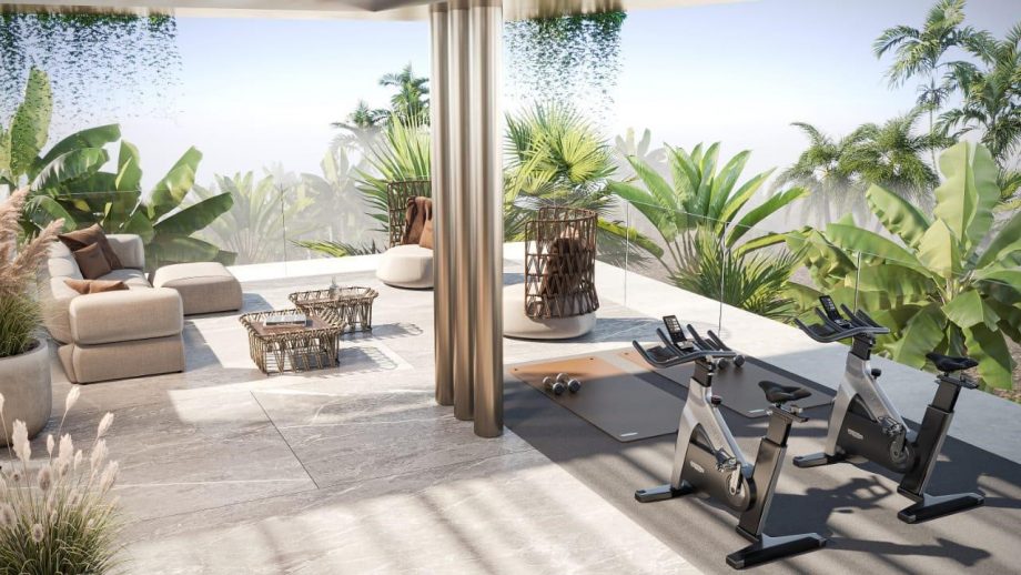 Terrasse dans villa Mira à Dubaï