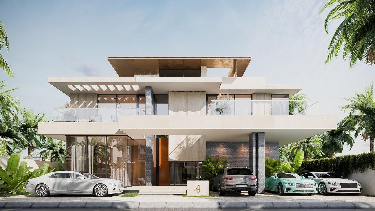 Une villa de luxe meublée à Dubaï avec une Bentley offerte