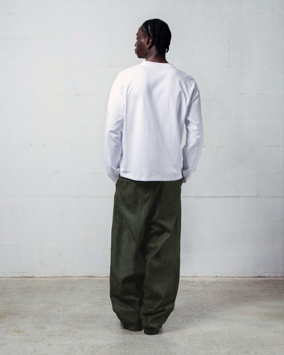 Jean pleated Onigiri Human with attitude