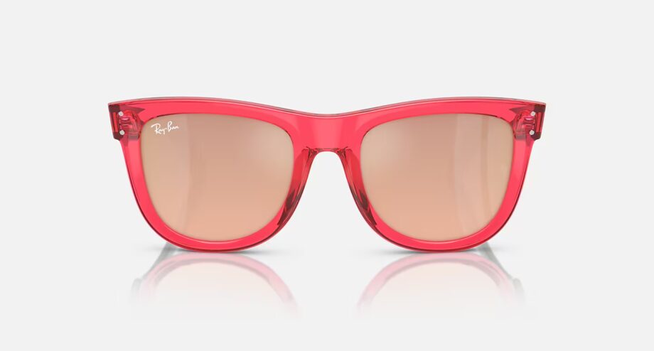 Lunettes de soleil Ray-Ban Wayfarer Reverse Rouge