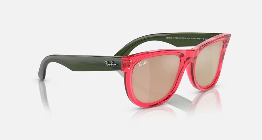 Lunettes de soleil Ray-Ban Wayfarer Reverse Rouge