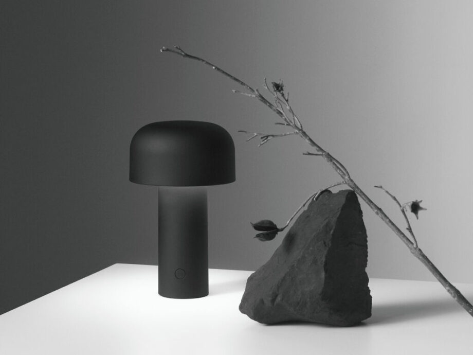 Lampe de table sans fil Flos Bellhop édition limitée noir mat